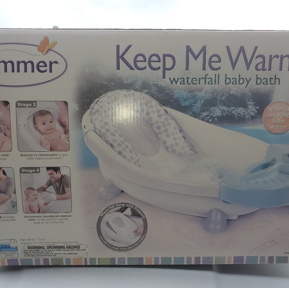 Summer keep me warm baby bath
